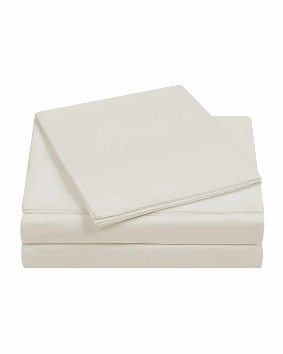 400-Thread Count Percale Standard Pillowcase Set, Vanilla Ic